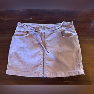 Zara Pink Denim Skirt